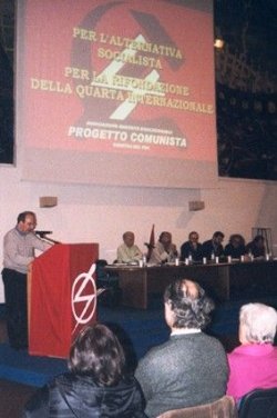 l'assemblea fondativa dell'Associazione Marxista Rivoluzionaria Progetto Comunista