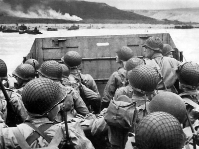 sbarco di fanti statunitensi della I Divisione ad Omaha Beach