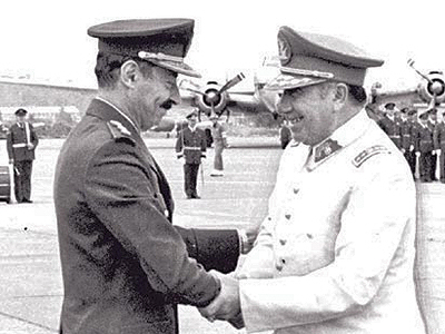 Jorg Videla e Augusto Pinochet